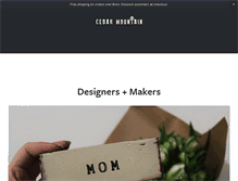 Tablet Screenshot of cedarmountainstudios.com